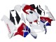 Preisgünstige Honda CBR600RR Motorrad Verkleidung 2005-2006 - Weiss Blau Rot
