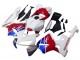 Preisgünstige Honda CBR600RR Motorrad Verkleidung 2005-2006 - Weiss Blau Rot
