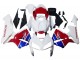 Preisgünstige Honda CBR600RR Motorrad Verkleidung 2005-2006 - Weiss Blau Rot
