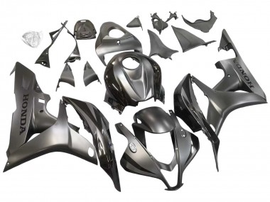 Preisgünstige Honda CBR600RR Motorrad Verkleidung 2007-2008 - Silber Glanzendes Schwarz