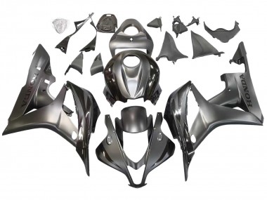 Preisgünstige Honda CBR600RR Motorrad Verkleidung 2007-2008 - Silber Glanzendes Schwarz