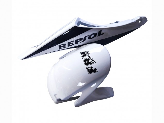 Preisgünstige Honda CBR600RR Motorrad Verkleidung 2013-2023 - Weiss Glanzendes Schwarz Repsol