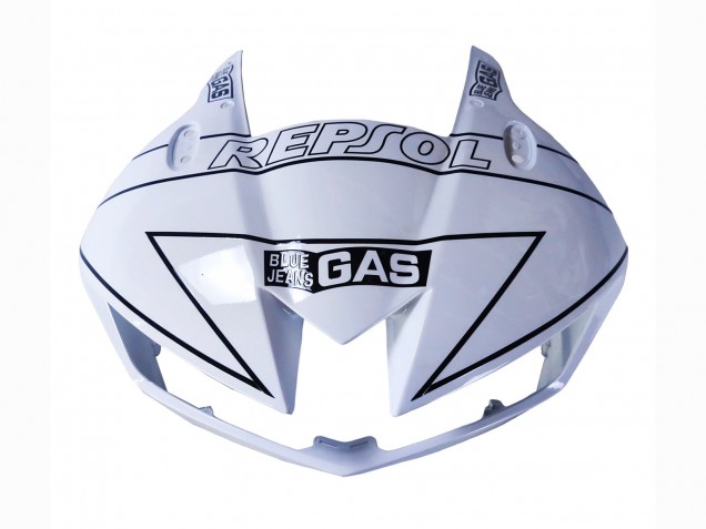 Preisgünstige Honda CBR600RR Motorrad Verkleidung 2013-2023 - Weiss Glanzendes Schwarz Repsol