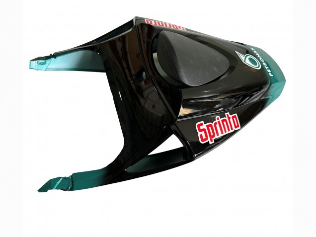 Preisgünstige Honda CBR600RR Motorrad Verkleidung 2013-2023 - Blau Grun Blau Glanzendes Schwarz Petronas 20