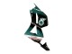 Preisgünstige Honda CBR600RR Motorrad Verkleidung 2013-2023 - Blau Grun Blau Glanzendes Schwarz Petronas 20
