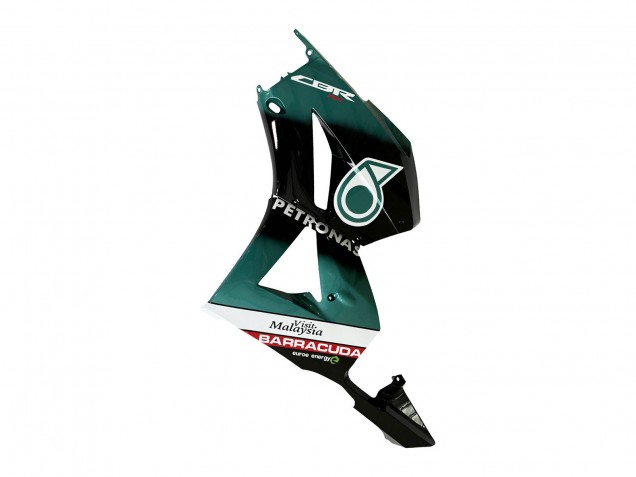 Preisgünstige Honda CBR600RR Motorrad Verkleidung 2013-2023 - Blau Grun Blau Glanzendes Schwarz Petronas 20