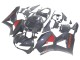 Preisgünstige Honda CBR600RR Motorrad Verkleidung 2013-2023 - Schwarzes Carbonfaser Rot