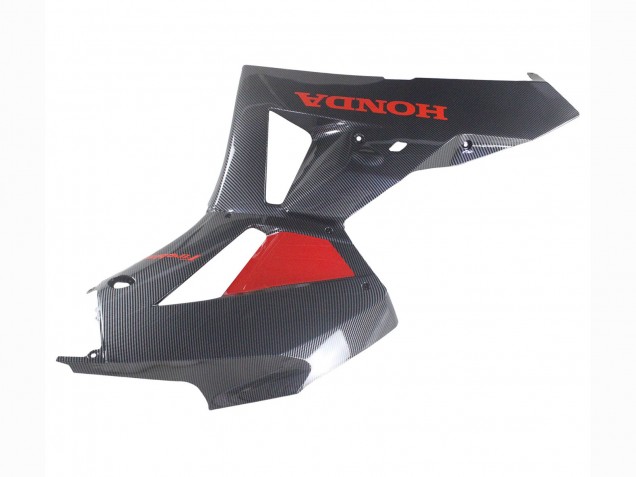 Preisgünstige Honda CBR600RR Motorrad Verkleidung 2013-2023 - Schwarzes Carbonfaser Rot