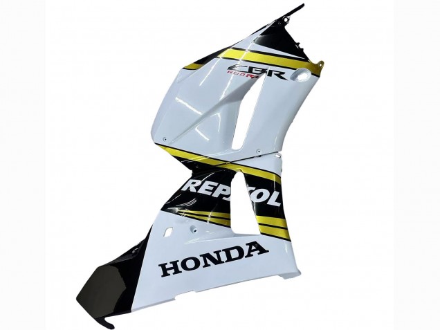 Preisgünstige Honda CBR600RR Motorrad Verkleidung 2013-2023 - Weiss Gold Glanzendes Schwarz Repsol