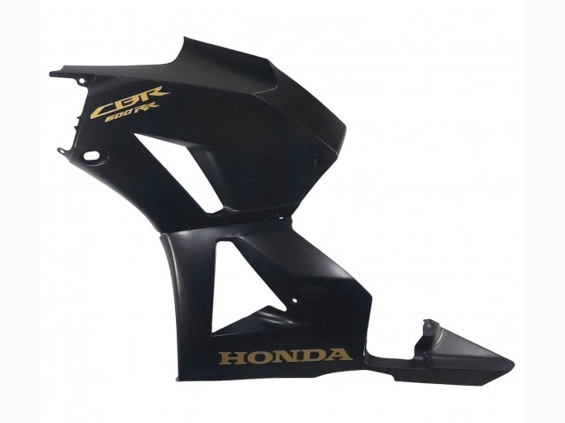 Preisgünstige Honda CBR600RR Motorrad Verkleidung 2013-2023 - Matt Schwarz Gold Aufkleber