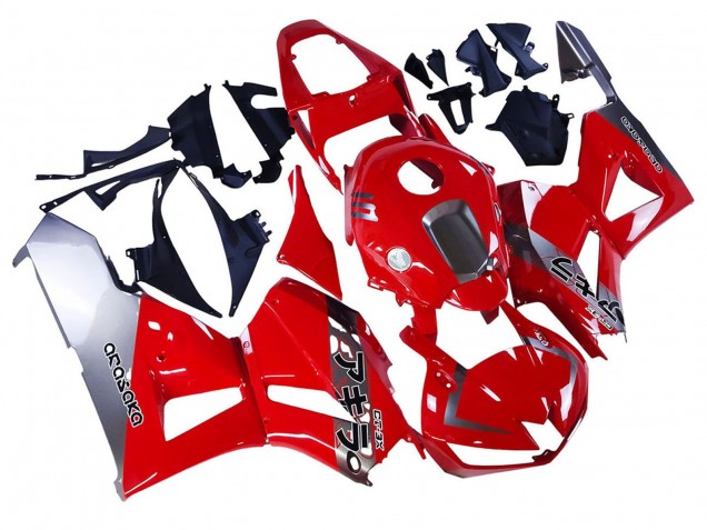 Preisgünstige Honda CBR600RR Motorrad Verkleidung 2013-2023 - Silber Rot