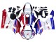 Preisgünstige Honda CBR600RR Motorrad Verkleidung 2013-2023 - Weiss Rot Blau