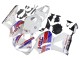 Preisgünstige Honda CBR600RR Motorrad Verkleidung 2013-2023 - Weiss Rot Blau HRC