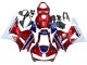 Preisgünstige Honda CBR600RR Motorrad Verkleidung 2013-2023 - Weiss Rot Blau HRC