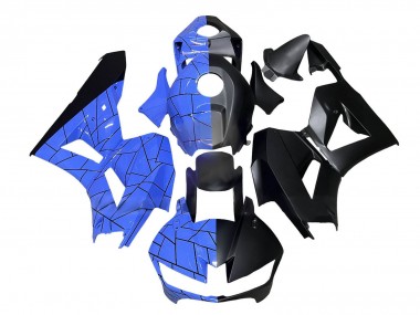 Preisgünstige Honda CBR600RR Motorrad Verkleidung 2013-2023 - Blau Matt Schwarz