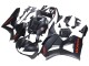 Preisgünstige Honda CBR600RR Motorrad Verkleidung 2013-2023 - Matt Schwarz Rot Aufkleber