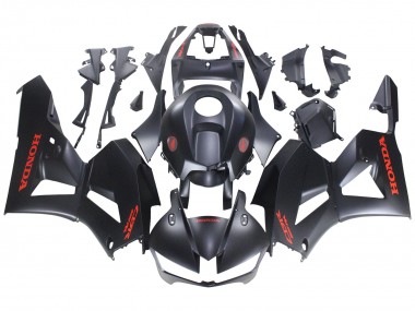 Preisgünstige Honda CBR600RR Motorrad Verkleidung 2013-2023 - Matt Schwarz Rot Aufkleber