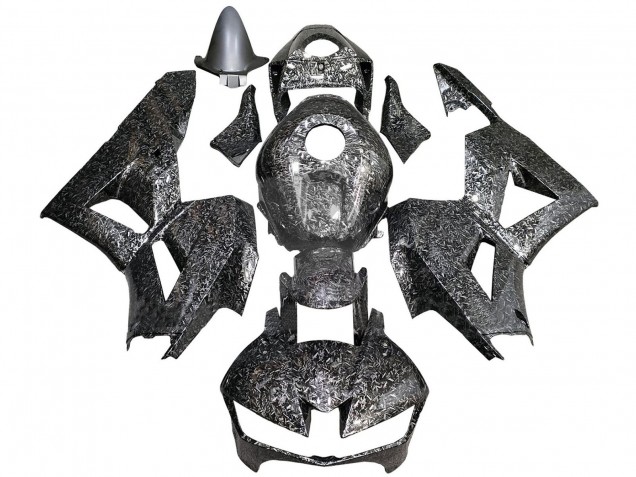Preisgünstige Honda CBR600RR Motorrad Verkleidung 2013-2023 - Schwarz Geschmiedet Carbonfaser