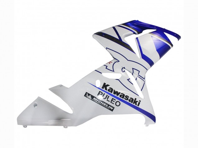Preisgünstige Kawasaki ZX10R Motorrad Verkleidung 2004-2005 - Schwarz Weiss