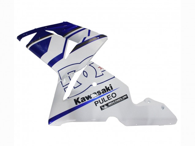 Preisgünstige Kawasaki ZX10R Motorrad Verkleidung 2004-2005 - Schwarz Weiss