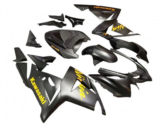 Preisgünstige Kawasaki ZX10R Motorrad Verkleidung 2004-2005 - Schwarz Ninja
