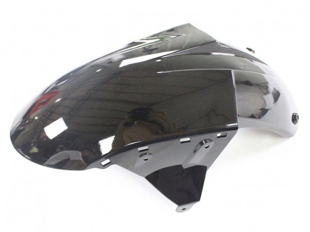 Preisgünstige Kawasaki ZX10R Motorrad Verkleidung 2004-2005 - Schwarz mit Gruner Flamme Ninja