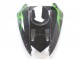 Preisgünstige Kawasaki ZX10R Motorrad Verkleidung 2004-2005 - Schwarz mit Gruner Flamme Ninja