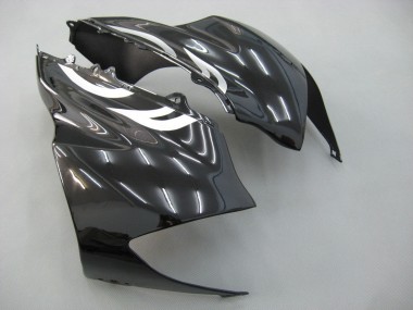 Preisgünstige Kawasaki ZX10R Motorrad Verkleidung 2004-2005 - Schwarz Weiss
