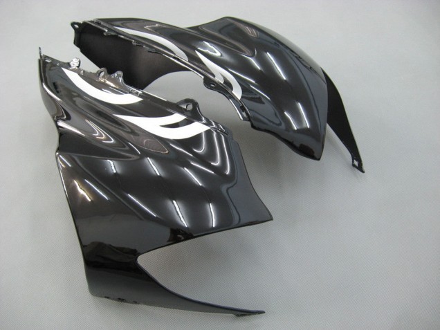 Preisgünstige Kawasaki ZX10R Motorrad Verkleidung 2004-2005 - Schwarz Weiss