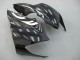 Preisgünstige Kawasaki ZX10R Motorrad Verkleidung 2004-2005 - Schwarz Weiss