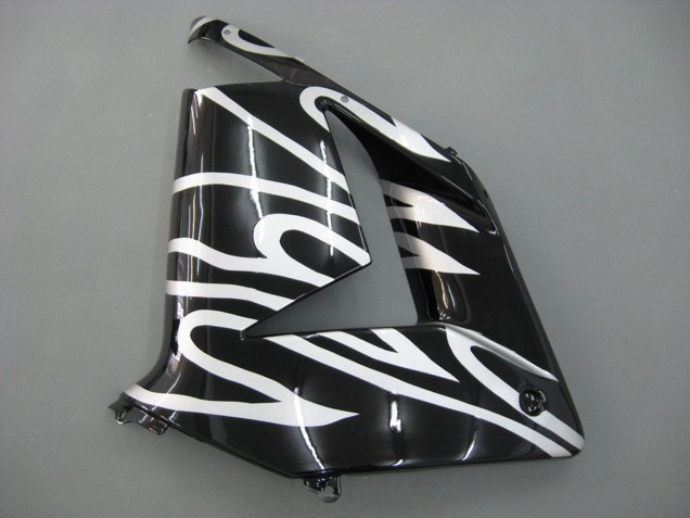 Preisgünstige Kawasaki ZX10R Motorrad Verkleidung 2004-2005 - Schwarz Weiss