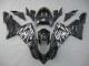 Preisgünstige Kawasaki ZX10R Motorrad Verkleidung 2004-2005 - Schwarz Weiss