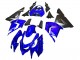 Preisgünstige Kawasaki ZX10R Motorrad Verkleidung 2004-2005 - Blau Schwarz Ninja