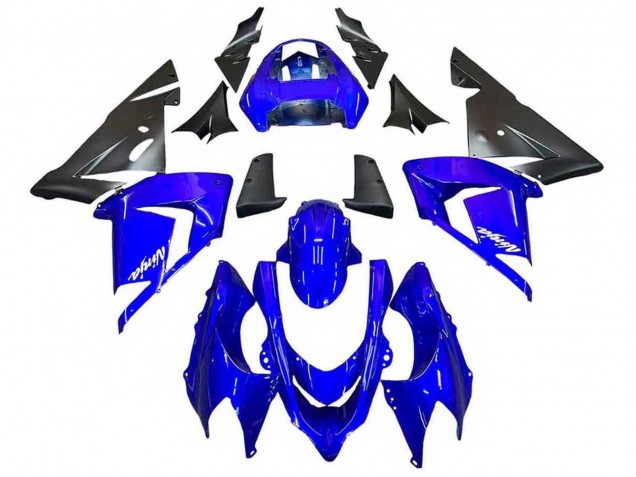 Preisgünstige Kawasaki ZX10R Motorrad Verkleidung 2004-2005 - Blau Schwarz Ninja