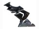 Preisgünstige Kawasaki ZX10R Motorrad Verkleidung 2004-2005 - Glanzendes Matt Schwarz Ninja
