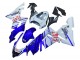 Preisgünstige Kawasaki ZX10R Motorrad Verkleidung 2004-2005 - Glanzendes Blau Weiss Fiat Motul