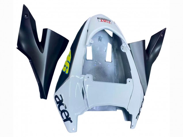 Preisgünstige Kawasaki ZX10R Motorrad Verkleidung 2004-2005 - Glanzendes Blau Weiss Fiat Motul