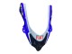 Preisgünstige Kawasaki ZX10R Motorrad Verkleidung 2004-2005 - Glanzendes Blau Weiss Fiat Motul