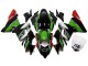 Preisgünstige Kawasaki ZX10R Motorrad Verkleidung 2004-2005 - Weiss Schwarz Grun Elf