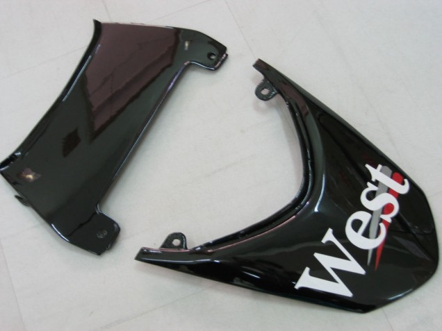 Preisgünstige Kawasaki ZX10R Motorrad Verkleidung 2004-2005 - Weiss Schwarz West Ninja