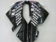Preisgünstige Kawasaki ZX10R Motorrad Verkleidung 2004-2005 - Weiss Schwarz West Ninja