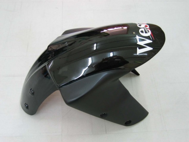 Preisgünstige Kawasaki ZX10R Motorrad Verkleidung 2004-2005 - Weiss Schwarz West Ninja