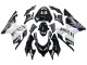 Preisgünstige Kawasaki ZX10R Motorrad Verkleidung 2004-2005 - Weiss Schwarz West Ninja