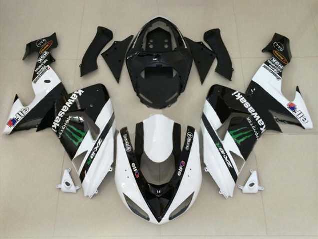 Preisgünstige Kawasaki ZX10R Motorrad Verkleidung 2004-2005 - Grun Rot Schwarz