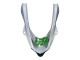 Preisgünstige Kawasaki ZX10R Motorrad Verkleidung 2004-2005 - Grun Silber Schwarz 69