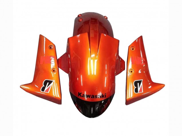 Preisgünstige Kawasaki ZX10R Motorrad Verkleidung 2004-2005 - Burnt Orange Schwarz Monster Elf