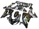 Preisgünstige Kawasaki ZX10R Motorrad Verkleidung 2006-2007 - Grau Gelb Glanzendes Schwarz Monster Elf