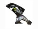 Preisgünstige Kawasaki ZX10R Motorrad Verkleidung 2006-2007 - Grau Gelb Glanzendes Schwarz Monster Elf