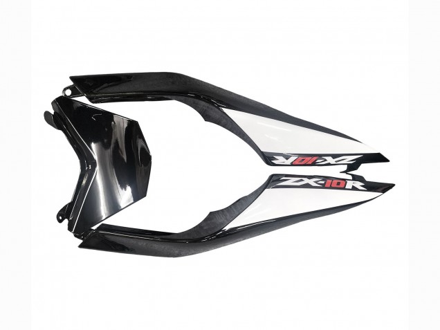Preisgünstige Kawasaki ZX10R Motorrad Verkleidung 2008-2010 - Glanzendes Schwarz Weiss Grun Monster Elf