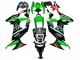 Preisgünstige Kawasaki ZX10R Motorrad Verkleidung 2008-2010 - Grun Weiss Rot Schwarz Monster Elf 66
